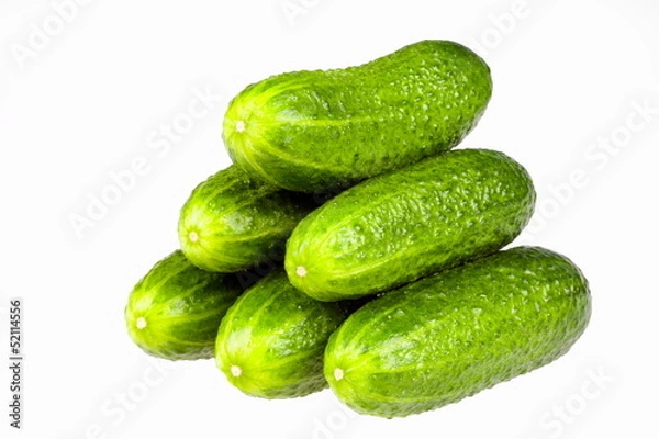 Fototapeta Pyramid from cucumbers