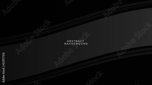 Fototapeta Black abstract background. Vector Illustration