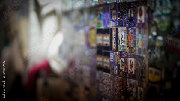 Obraz azulejos turismo colorido lisboa