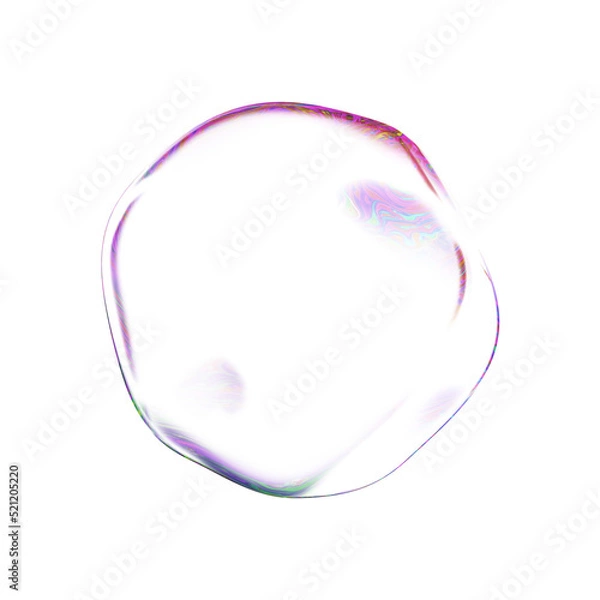 Obraz Glass abstract shapes objects on a transparent background