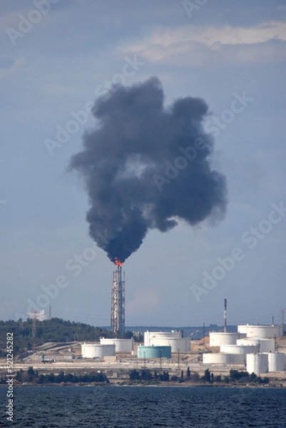 Obraz pollution industrielle