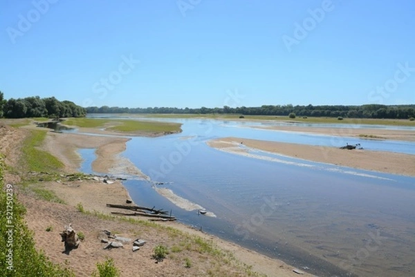 Obraz secheresse sur la loire