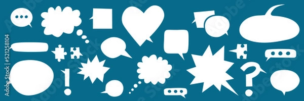 Obraz Speech bubbles