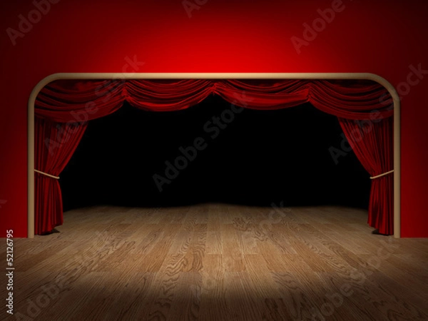 Fototapeta Theatre Curtains