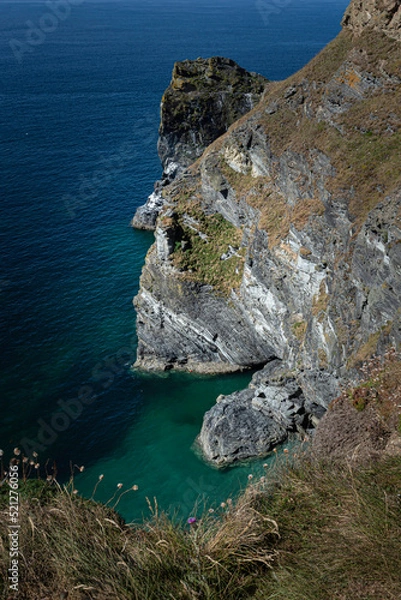Obraz Cliff on the Cornwall coast