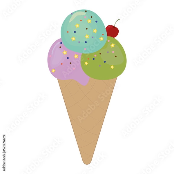 Fototapeta ice cream