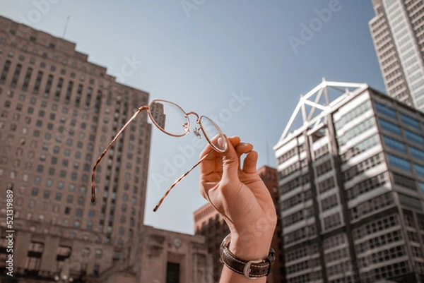 Obraz glasses in the sky