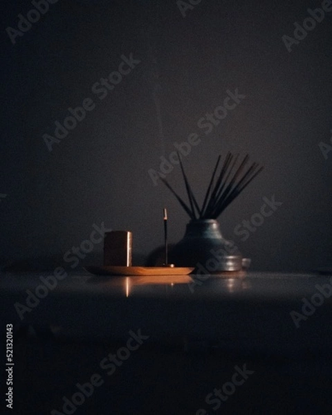 Obraz burning incense stick