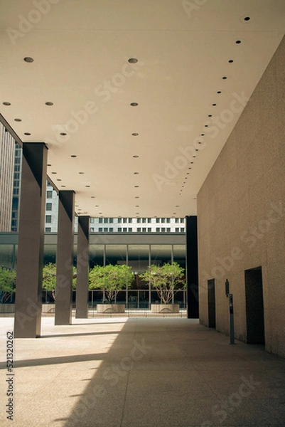 Obraz corridor in the city