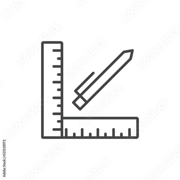 Fototapeta measure icons  symbol vector elements for infographic web