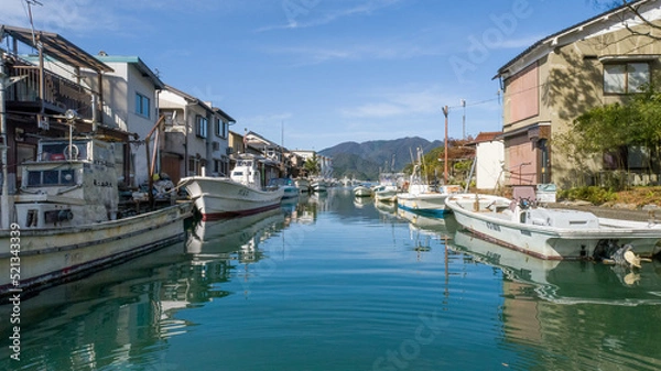 Obraz 日本のヴェネチアと呼ばれる京都府舞鶴市の吉原入江