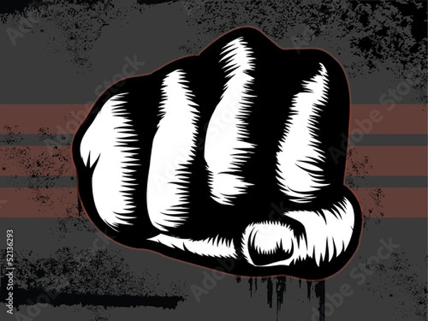 Obraz Grunge Fist Punch