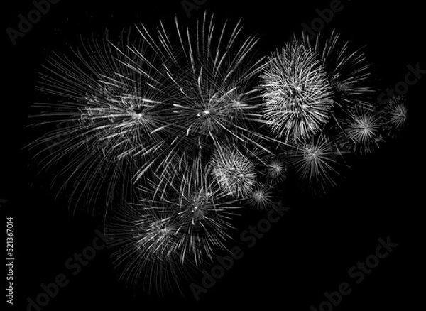 Fototapeta Mono design print on plain grounds