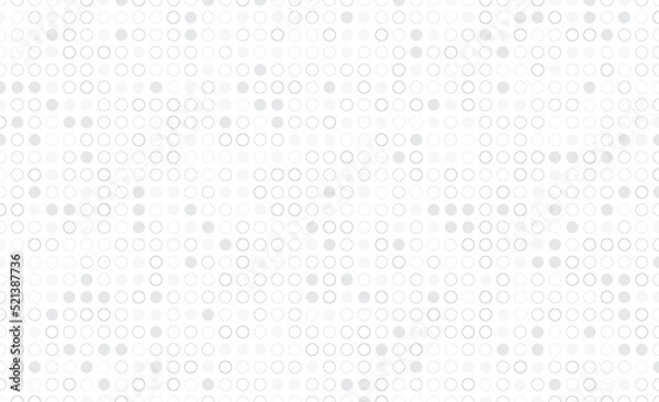 Fototapeta Dots abstract background template. Halftone retro circle graphic vector.