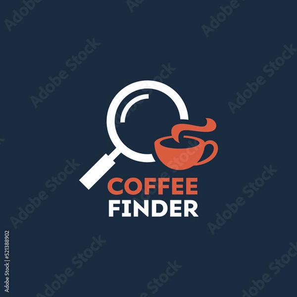 Obraz Find Coffee Logo