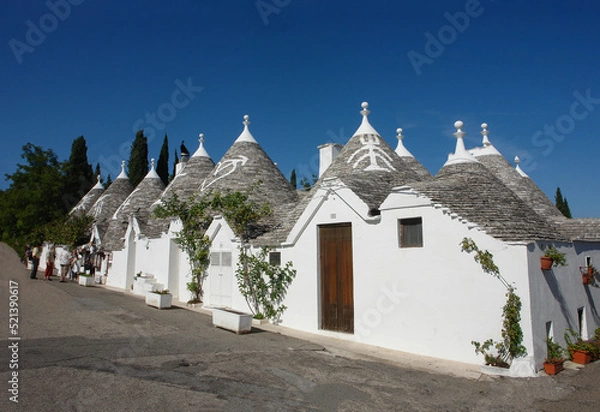 Obraz アルベロベッロ・世界遺産のトゥルッリの街並み