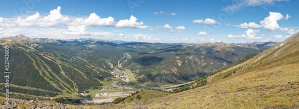 Obraz Copper Mountain Ski Area Panorama