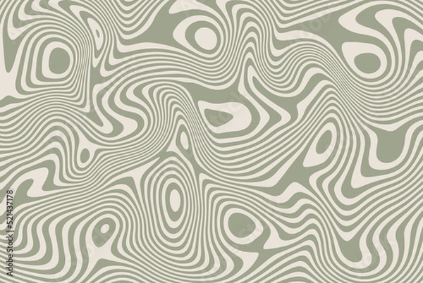 Obraz Abstract fluid pattern. Fluid wavy lines. Dynamic liquid. Retro background vector print