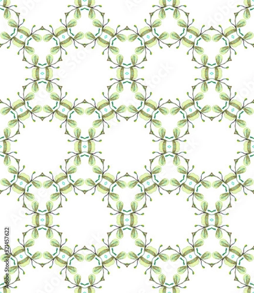 Fototapeta Folk Tribal Print. Geo Seamless pattern. Geometric