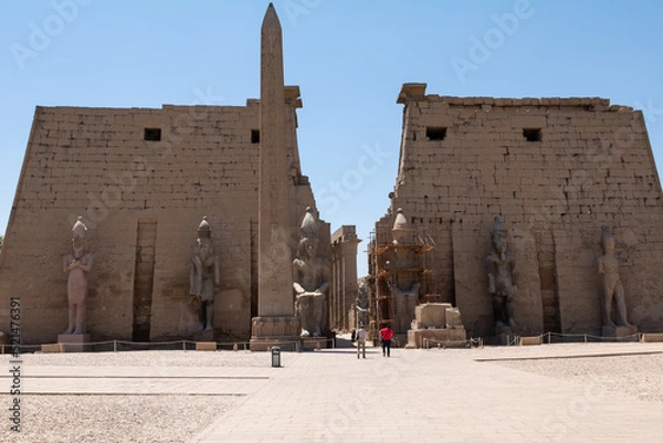 Obraz Luxor Temple in Luxor, Egypt.