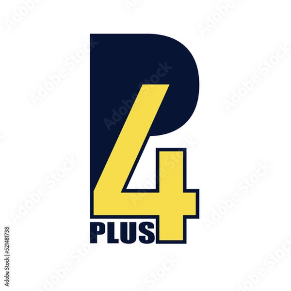 Obraz p4 plus logo