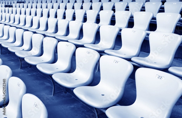 Obraz Rows of empty seats waiting for the audience