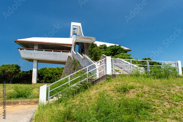 Obraz 牧山展望台　沖縄県宮古島