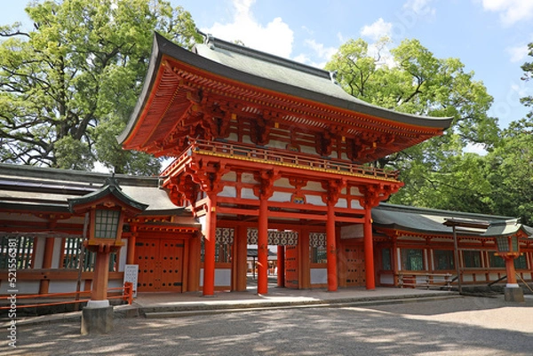 Obraz 氷川神社　楼門