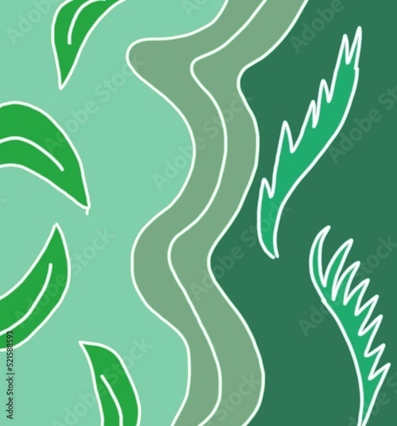 Obraz background with leaves