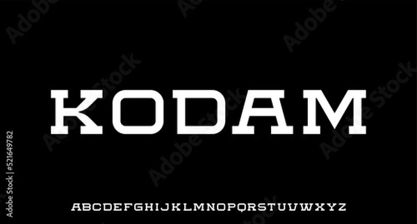 Obraz luxury modern font alphabetical vector set