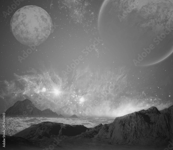 Fototapeta Space landscape