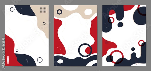 Fototapeta Memphis style , Abstract freeform shape geometric background , Vector and illustration, Template Design for shape banner or poster.