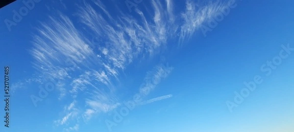 Obraz blue sky with clouds