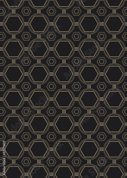 Obraz Seamless Art Deco Style Pattern