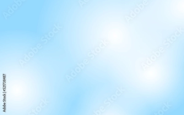 Fototapeta Abstract gradient blue light background