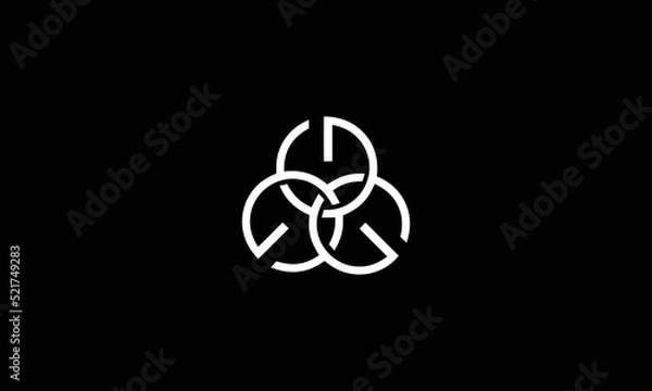 Fototapeta Initial letter ggg logo vector designs