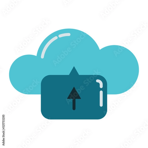 Fototapeta conversation and cloud
