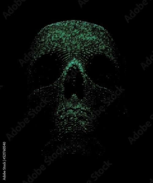 Obraz person in the darkness Beautiful t shirt design, use for graphic, poster, card, wallpaper, textile, typography, the art, Beautiful background.