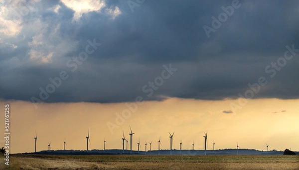 Obraz time lapse clouds
