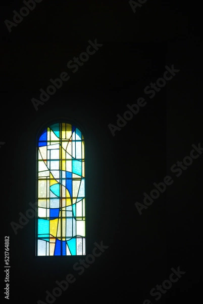 Fototapeta 教会の窓のステンドグラス