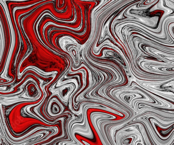 Fototapeta Indonesian Independence Red and White liquid background