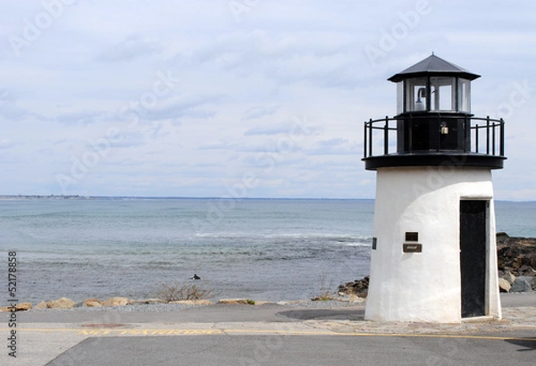 Obraz Lighthouse on Marginal Way Maine USA
