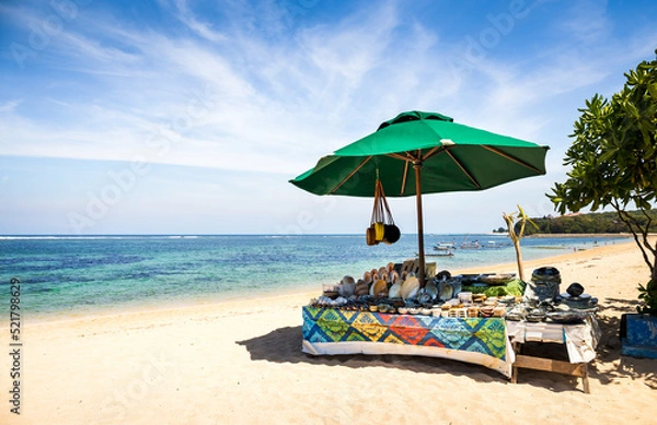 Obraz Souvenirs on balinese beach