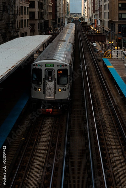 Obraz train in the station
