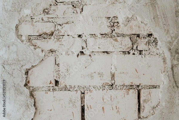 Fototapeta white brick wall background texture