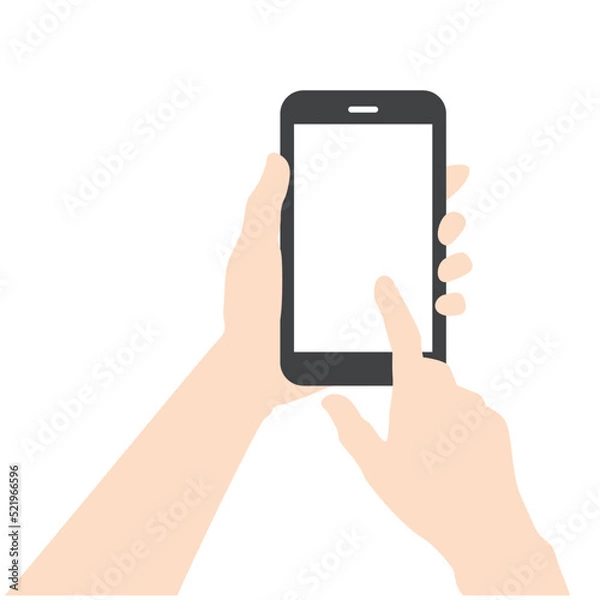 Fototapeta スマホを操作する手