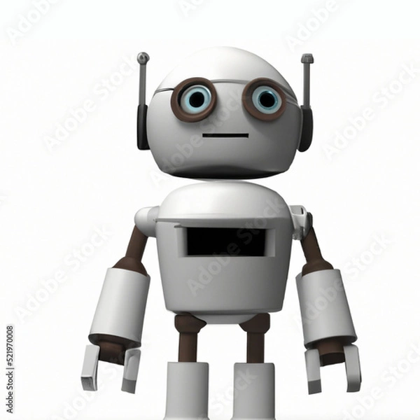 Fototapeta Roboter in 3D