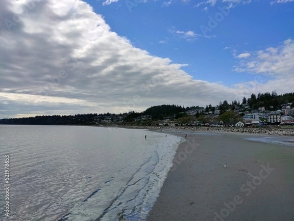 Obraz beach and clouds