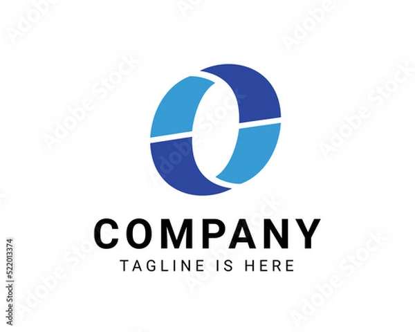 Obraz Letter O modern logo