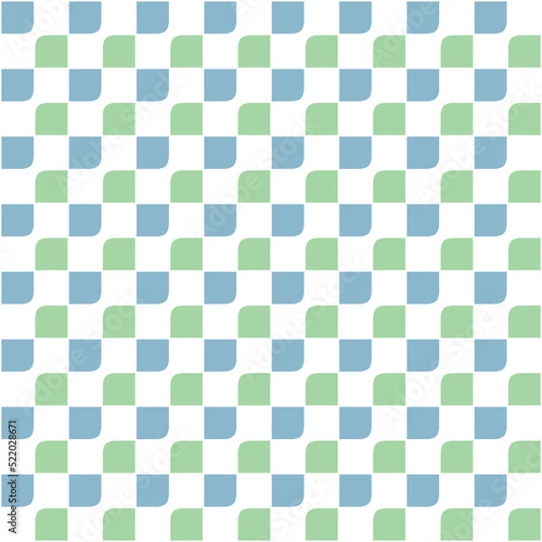 Fototapeta Pattern background illustration in abstract, retro, simple and modern style. Tile, fabric, wallpaper, interior, textile.
